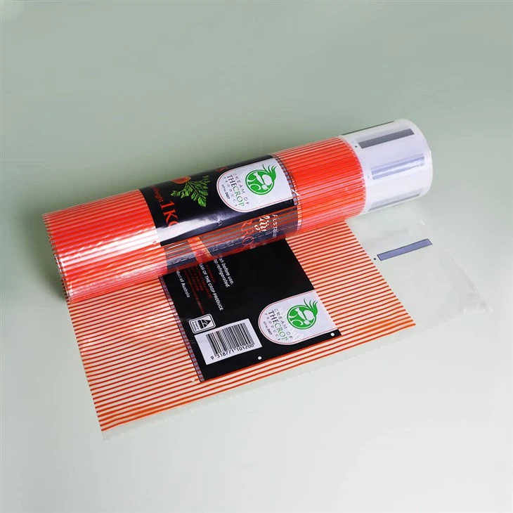 PE Rolled Transparent Plastic Fresh Carrot Bag